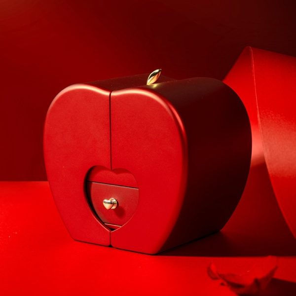 Red Apple Fashion Jewelry Box - Image 5