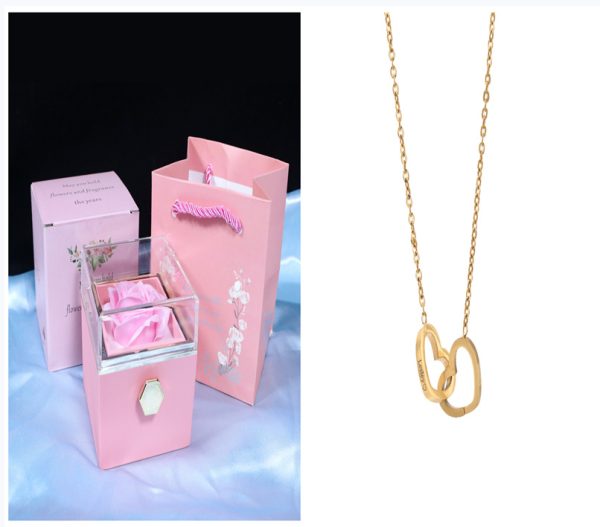 Rotating Soap Flower Rose Gift Box - Image 6