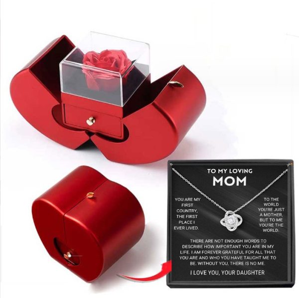 Red Apple Fashion Jewelry Box - Image 9