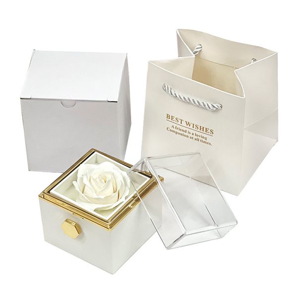 Rotating Soap Flower Rose Gift Box - Image 9