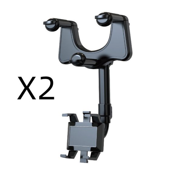 Multifunctional 360 Rear View Mirror Phone Holder - Image 4