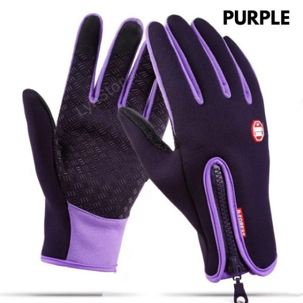 Waterproof Sports Gloves With Fleece - Image 8