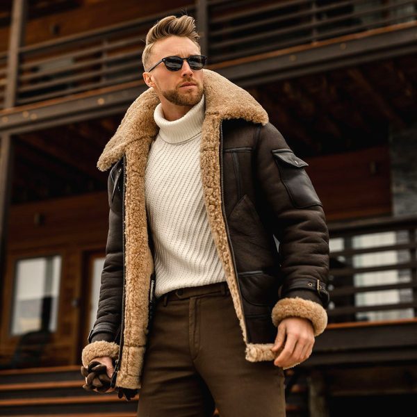 Mens Military Fleece Warm Jackets - Image 8