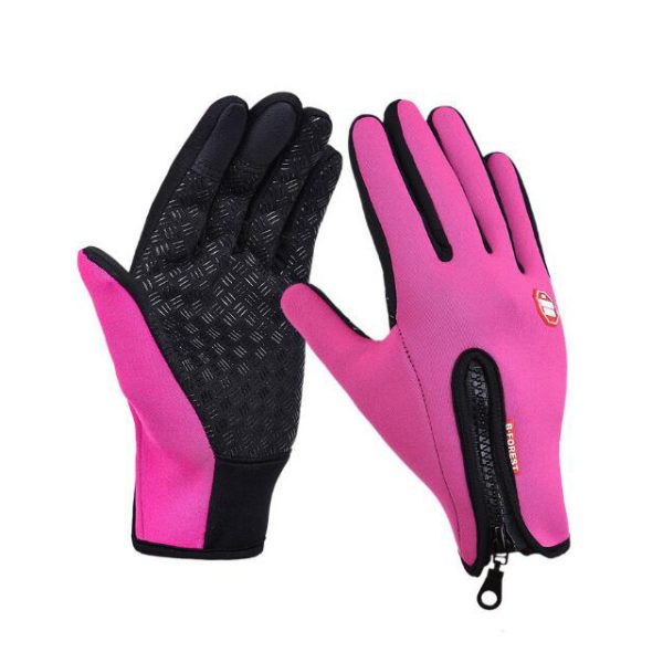 Waterproof Sports Gloves With Fleece - Image 4
