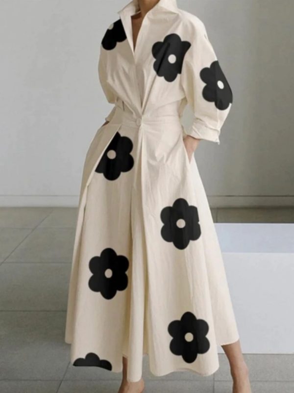 Elastic Waist Long-sleeve Blouse - Image 7