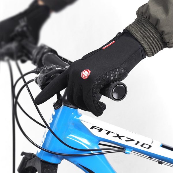 Waterproof Sports Gloves With Fleece - Image 2