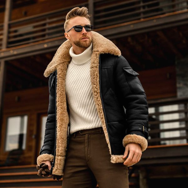 Mens Military Fleece Warm Jackets - Image 7