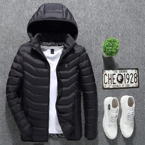 USB Electric Jacket Cotton Coat Heater - Image 6