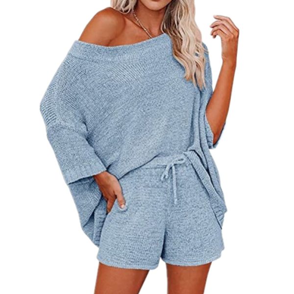Top Waist Shorts Casual Pajamas Suit - Image 6