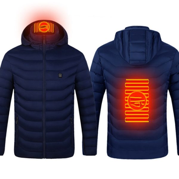 USB Electric Jacket Cotton Coat Heater - Image 4