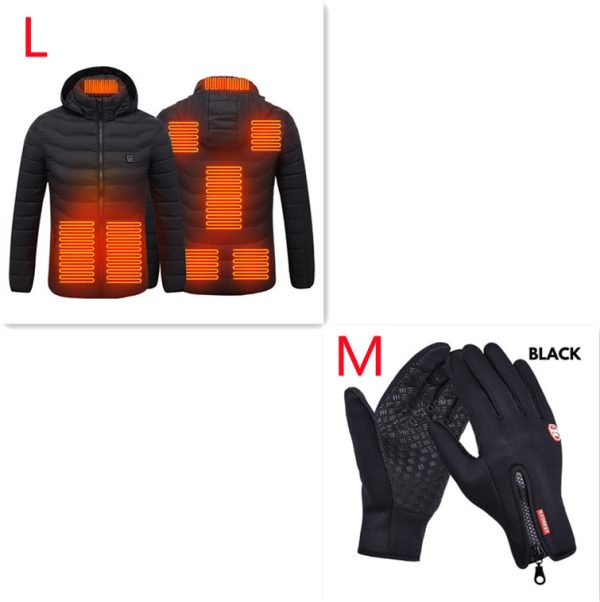 USB Electric Jacket Cotton Coat Heater - Image 3