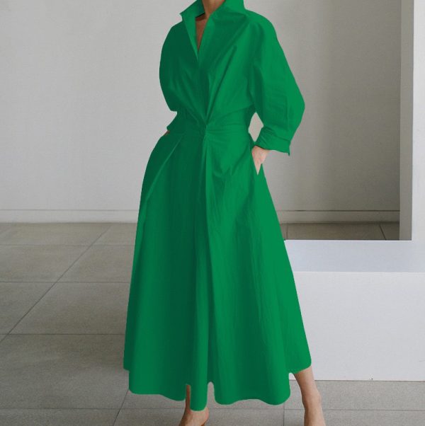 Elastic Waist Long-sleeve Blouse - Image 6