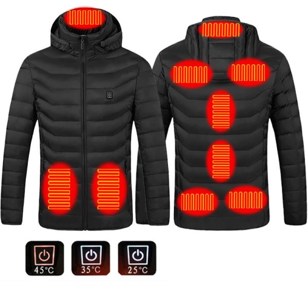 USB Electric Jacket Cotton Coat Heater - Image 8