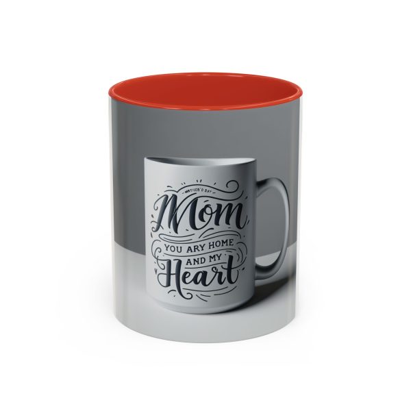 Mom Heart Accent Coffee Mug | 11oz & 15oz | Perfect Gift for Mother's Day - Image 13