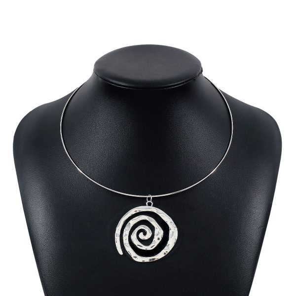 Personality Geometry Flower Necklace - Image 4