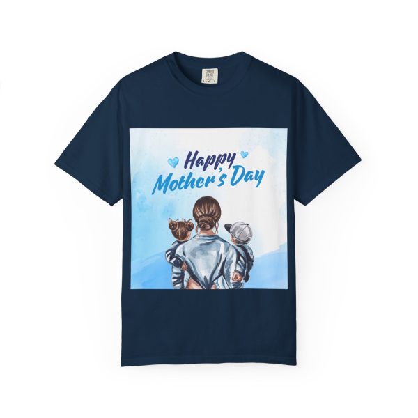Happy Mother's Day Unisex Garment-Dyed T-Shirt – The Best Mom Ever - Image 5