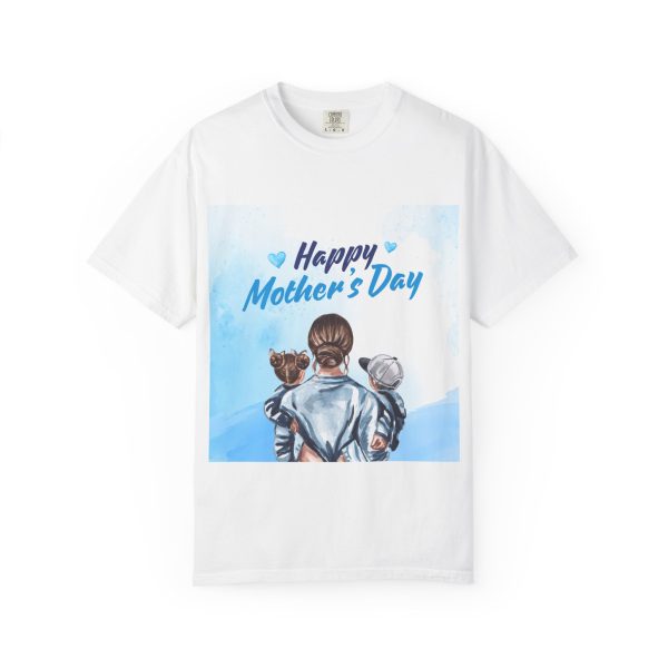 Happy Mother's Day Unisex Garment-Dyed T-Shirt – The Best Mom Ever - Image 2
